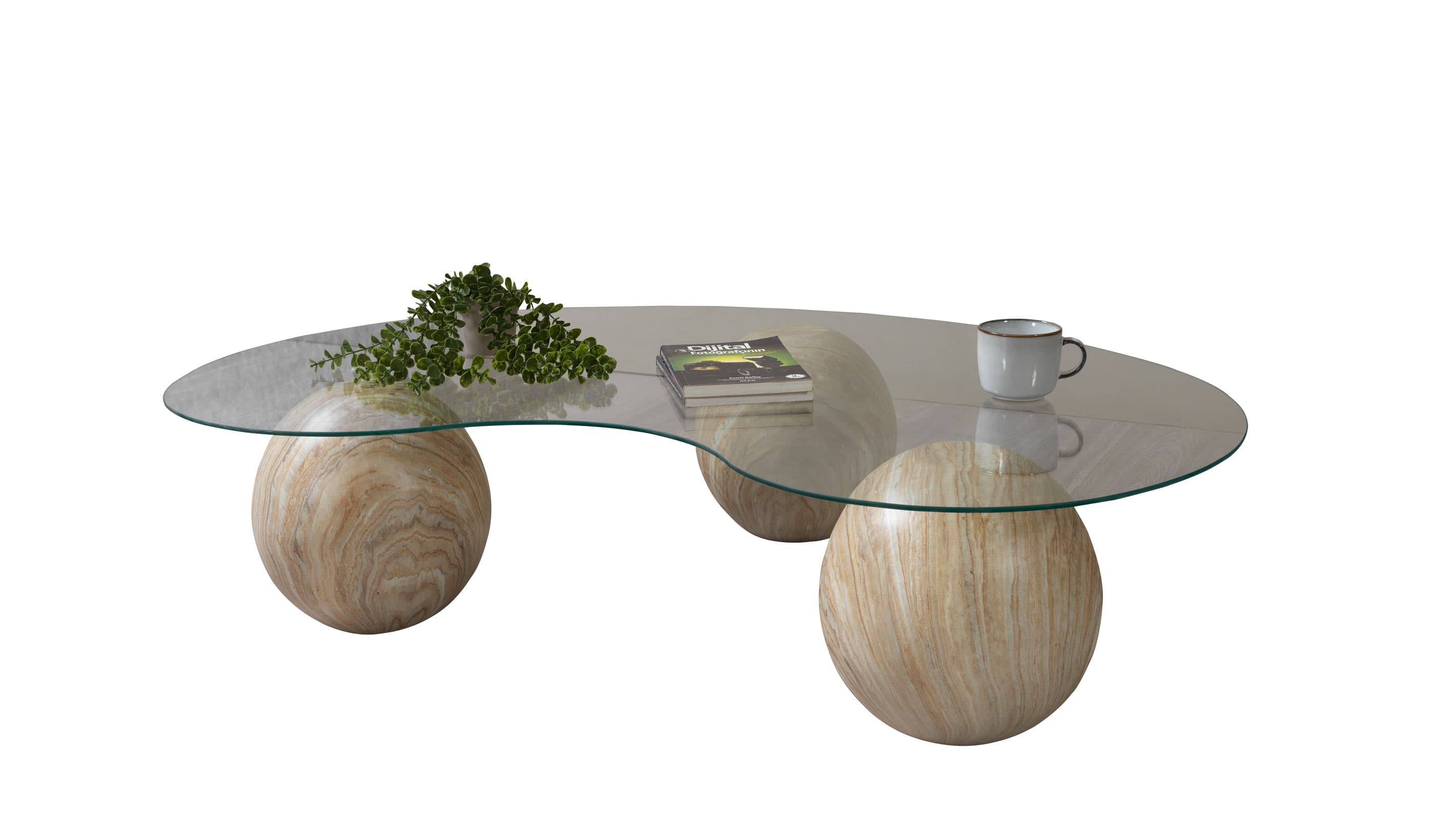 Cam Tombul Ayak Sehpa