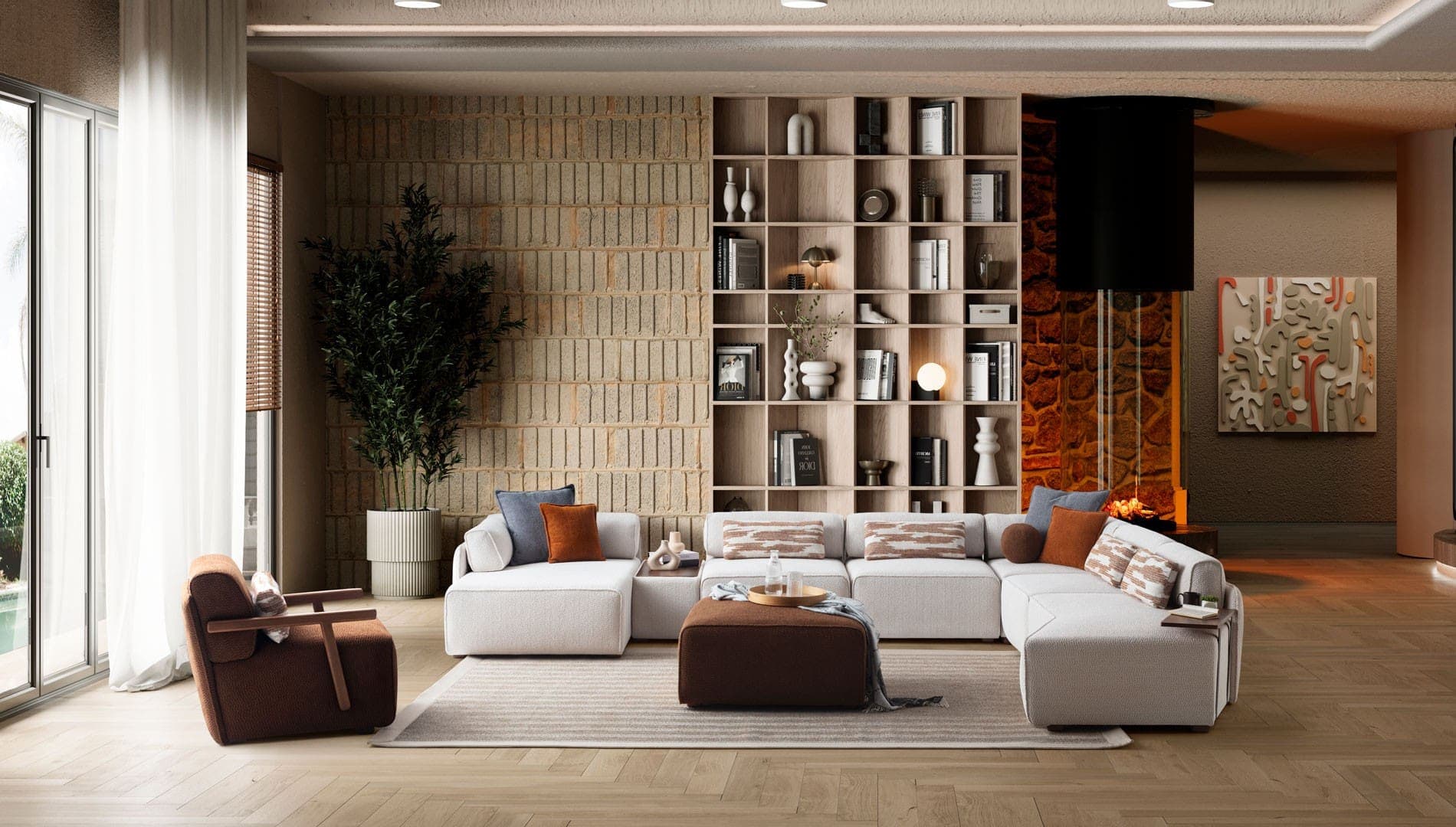 Modern Lego Köşe Takımı