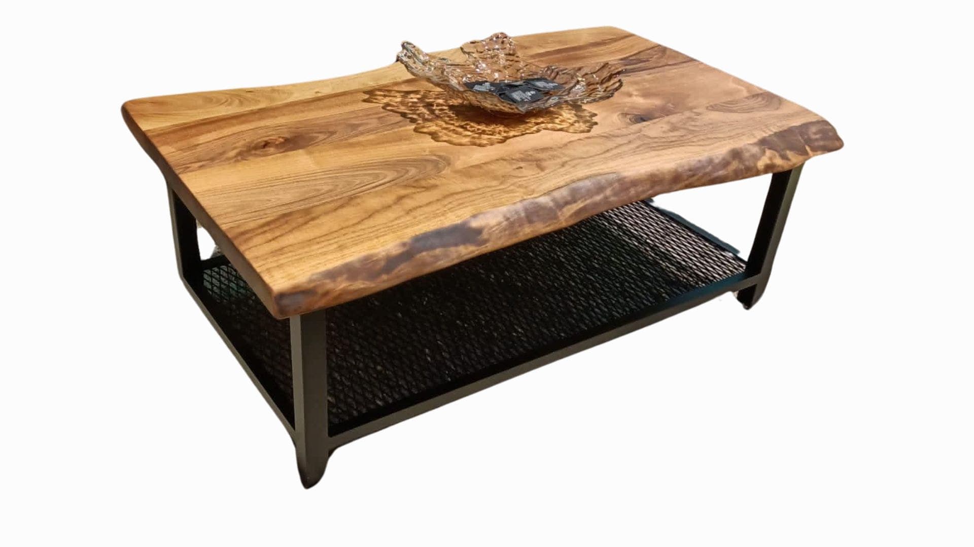 Doğal Ceviz 70*120 Telli Orta Sehpa