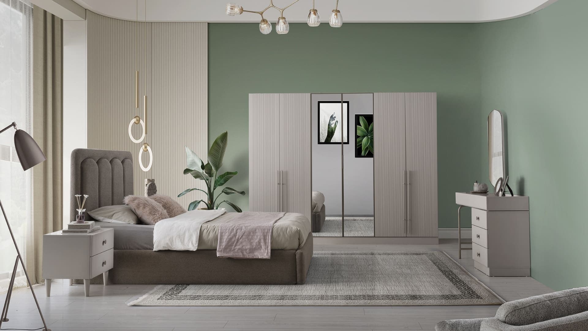 Agnola Yatak Odası -%100 MDF