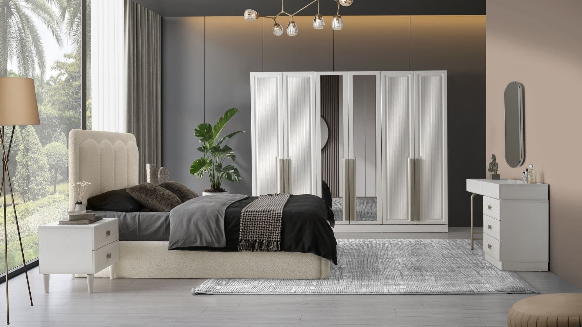 Kleopatra Yatak Odası -%100 MDF