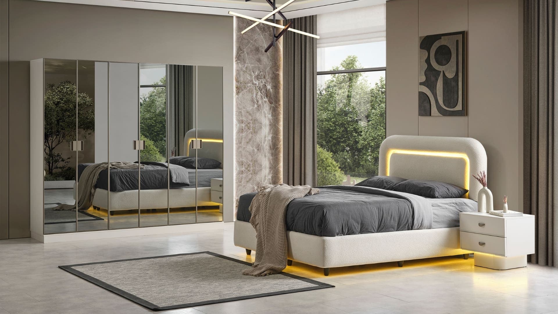 Sophia Yatak Odası -%100 MDF