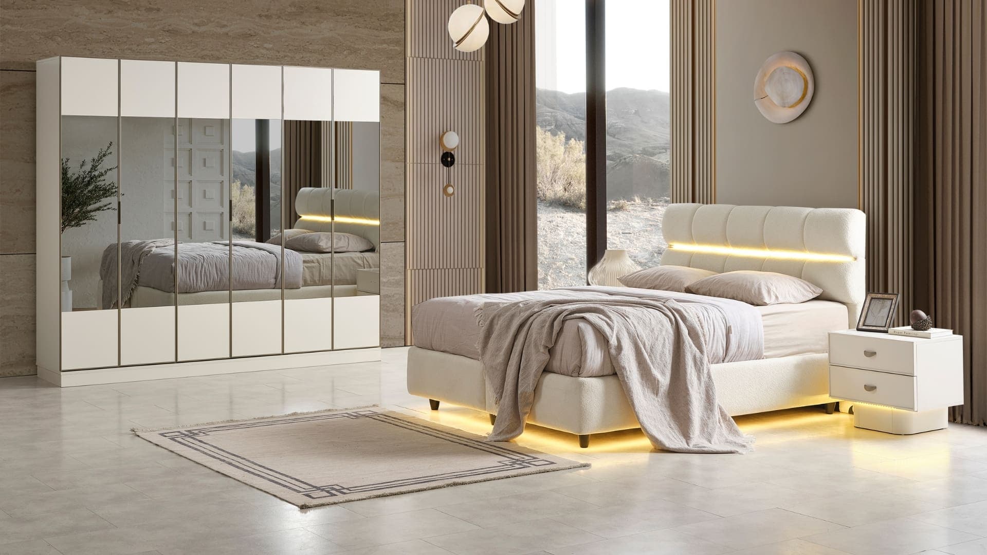 Pan Yatak Odası -%100 MDF