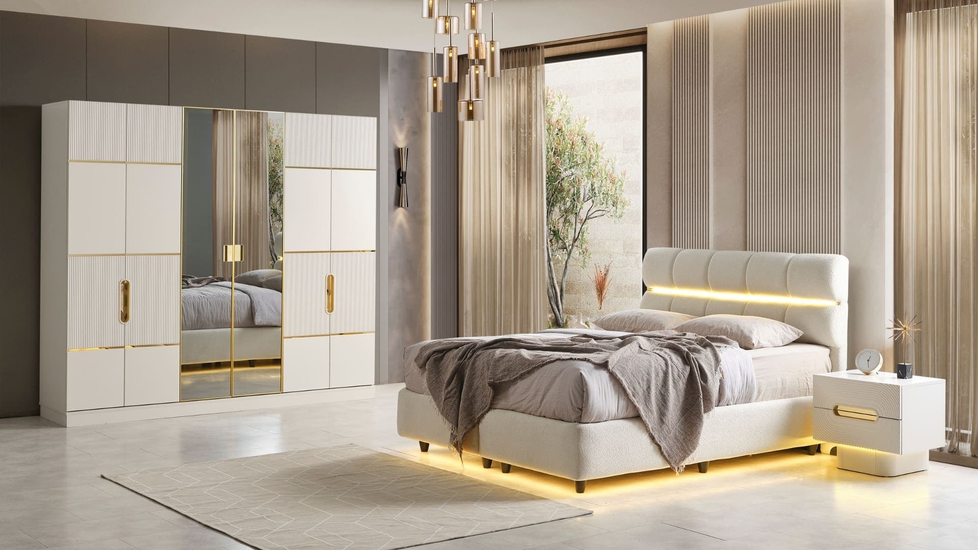 Hermie Yatak Odası -%100 MDF