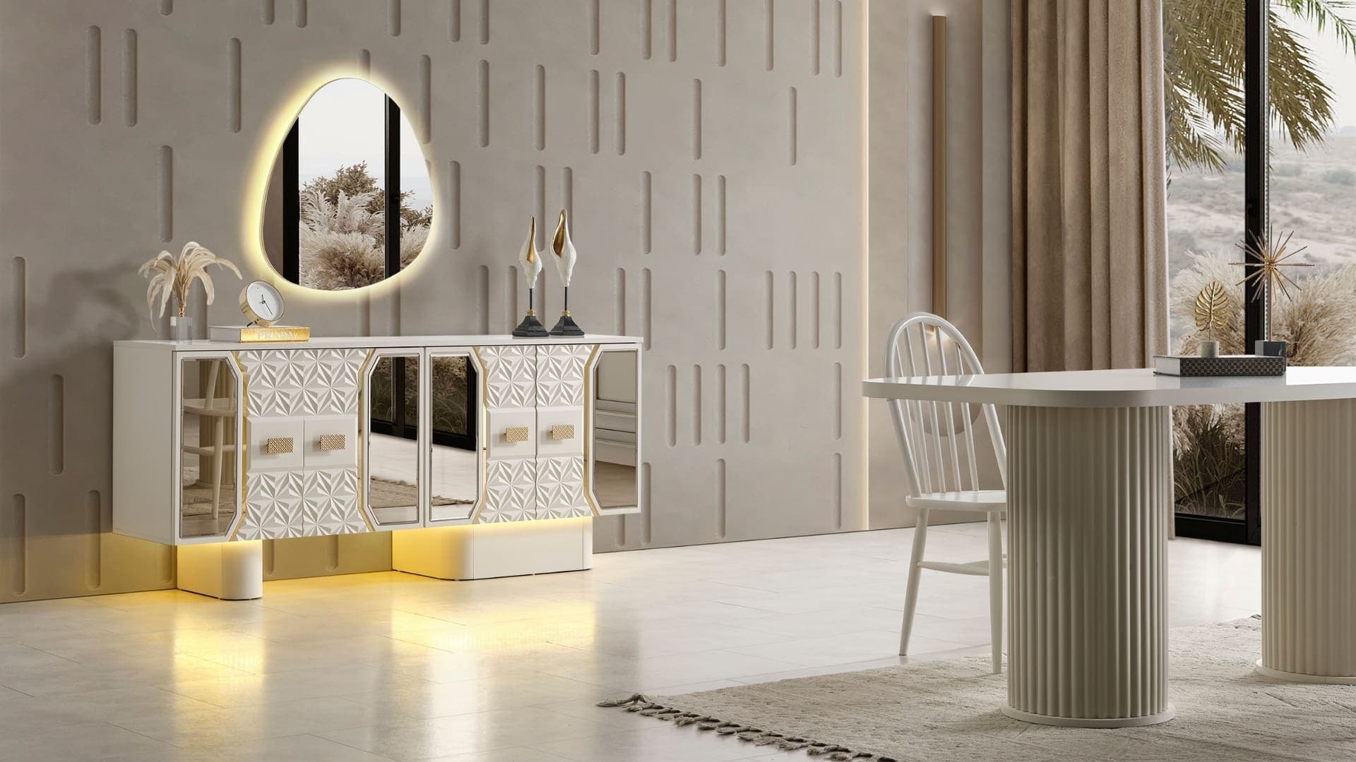 Truva Yemek Odası / %100 MDF